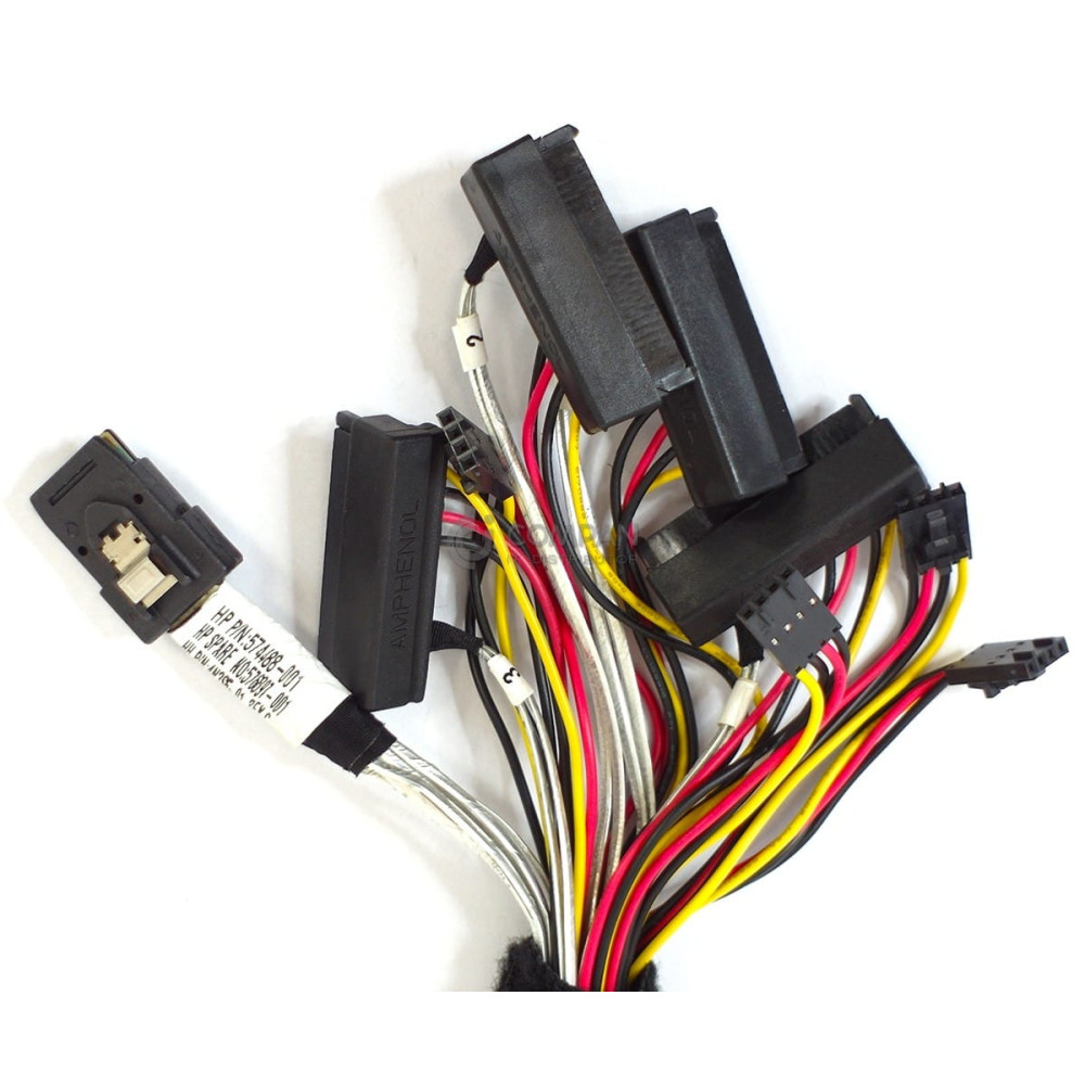 576897-001 HP MISI SAS TO 4X SAS SATA CABLE FOR PROLIANT SL390S G7